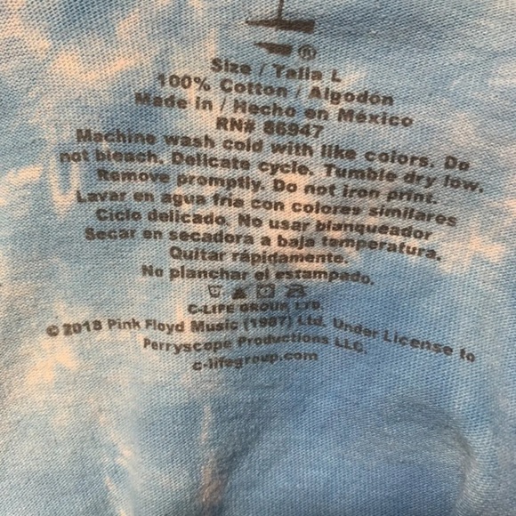 Womens Pink Floyd Crop Top, size Large, Dark Side of the Moon, 2018 - Picture 4 of 6